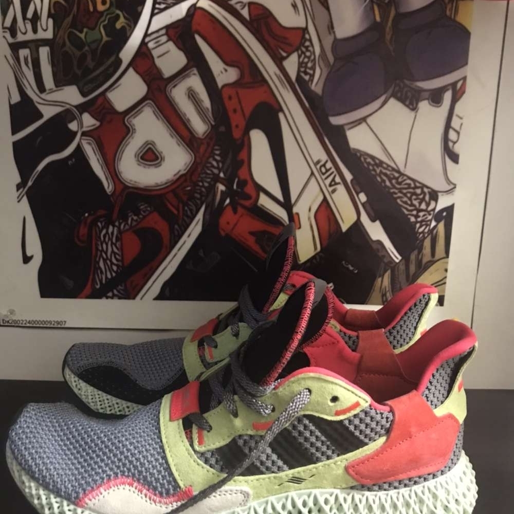 ZX4000 4D Adidas Colorful Athletic Sneakers